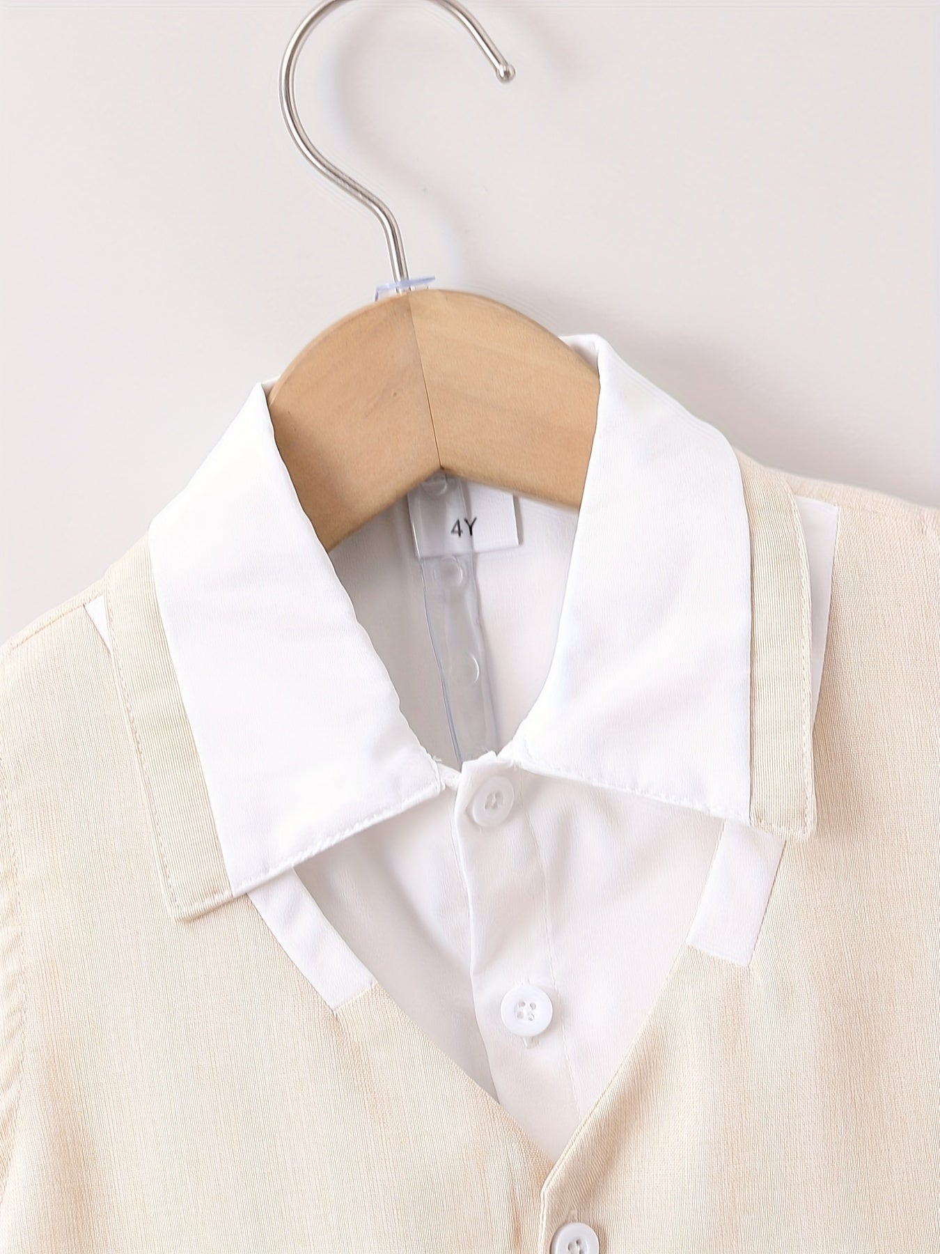 Boys Formal Gentleman Outfits Short Sleeve Shirt&Shorts&Vest Kids Clothing Set