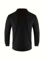 Men's Zipper Stand Collar Cardigan Warm Jacket