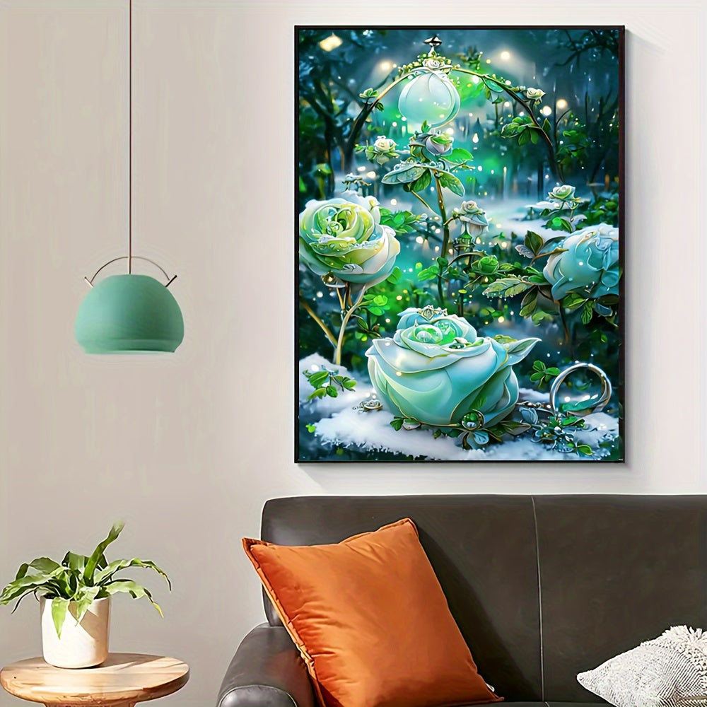 Floral Landscape Canvas Print for Home Wall Decoration
