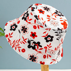 Flower Bucket Hat Sunshade Hat For Women Beach Breathable Unisex Casual Hat
