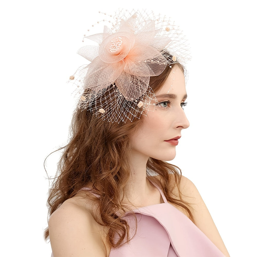 Women's Hair Clip Tea Party Feather Wedding Headwear