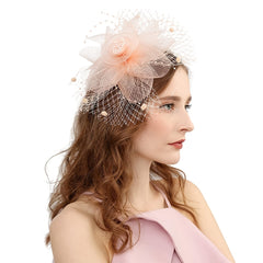 Women's Hair Clip Tea Party Feather Wedding Headwear