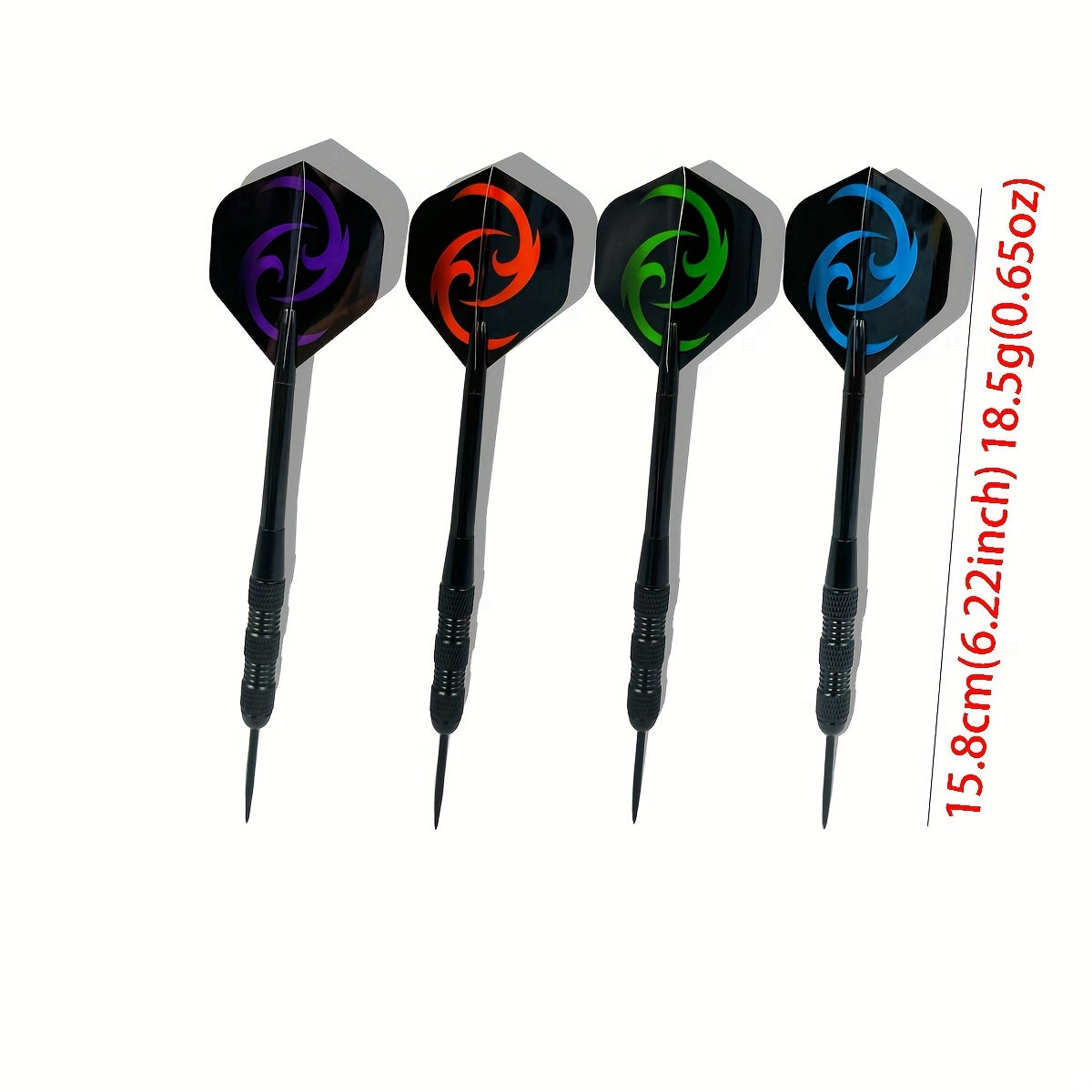 3PCS 18g Needle Darts Practice Plastic Dart Set 4 Colors
