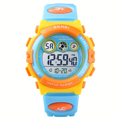 Kids Digital Sports Watch Led Waterproof Wristwatch