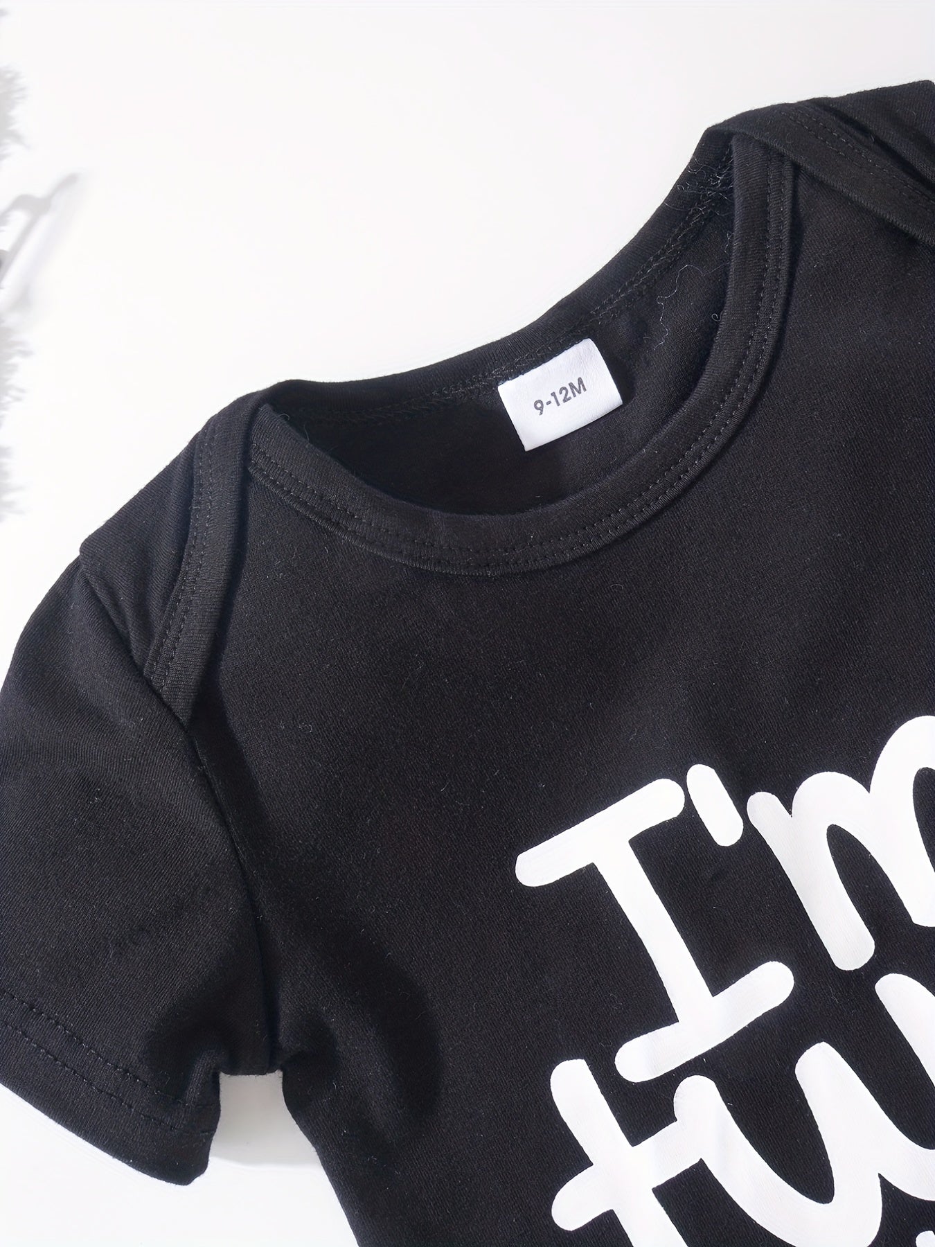 Baby Boy Casual Cotton Bodysuit - I'M TWO WHAT'S YOUR EXCUSE