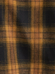 Plaid Print Button Up Long Sleeve Shirt Top