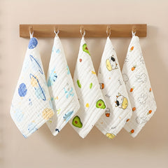 6-Layer Gauze Bib Baby Towel Small Towel