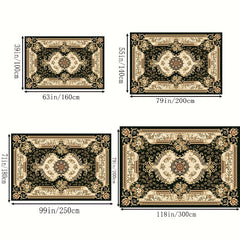 Persian Anti fatigue Kitchen Mat Vintage Boho Anti Slip Carpet Mat