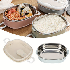 Insulated Lunch Box Stainless Steel Thermal Food Container Leak Proof Storage