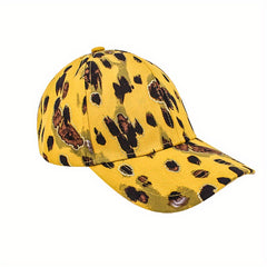 Leopard Baseball Cap Outdoor Sports Cap Men Women Sunscreen