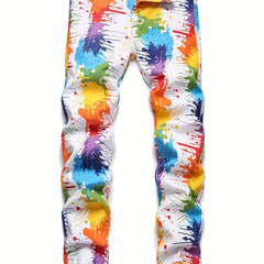 Children's Wild Style Active Long Pants Colorful Graphic Jeans Summer Kids