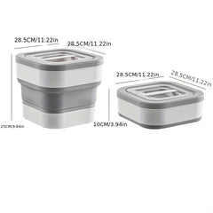 1pc Folding Rice Bucket Large Capacity Cereal Storage Container