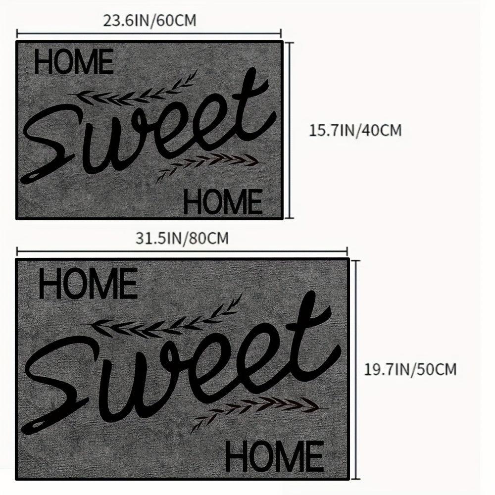 1pc Welcome Door Mat Non slip Front Door Outdoor Indoor Entrance Mat