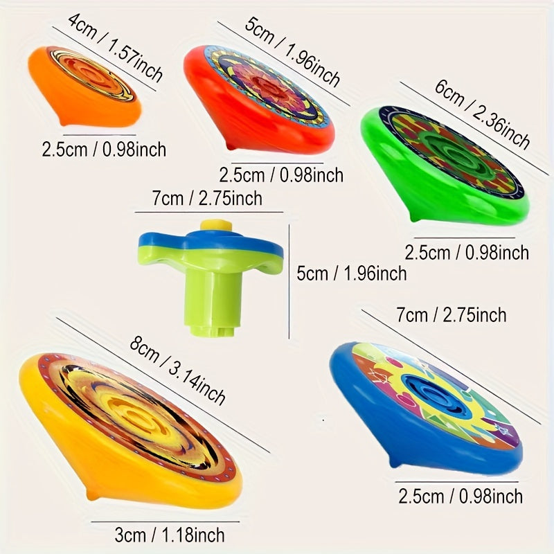 Colorful Layer Spun Stackable Combat Toys for Festivals