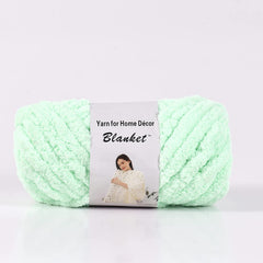 24 Yards Chunky Chenille Yarn for Knitting DIY Blanket Cushion Home Decor