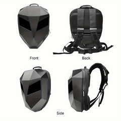 Waterproof LED Hard Shell Backpack for Motorcycle Bicycle Cycling