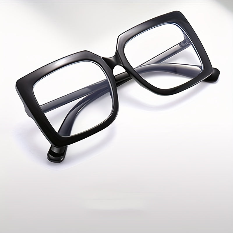 Men's Large Frame Square Anti Light Glasses