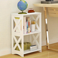 3 Tier Bedside Table Bathroom Nightstand Shelf Small Spaces Living Room