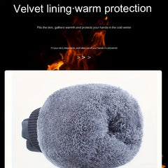 Winter Windproof Coldproof Outdoor Gloves Waterproof Plush Gloves