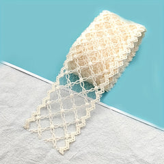 1 Yard Beige Lace For DIY Sewing Lace Trims For Hair Accessories