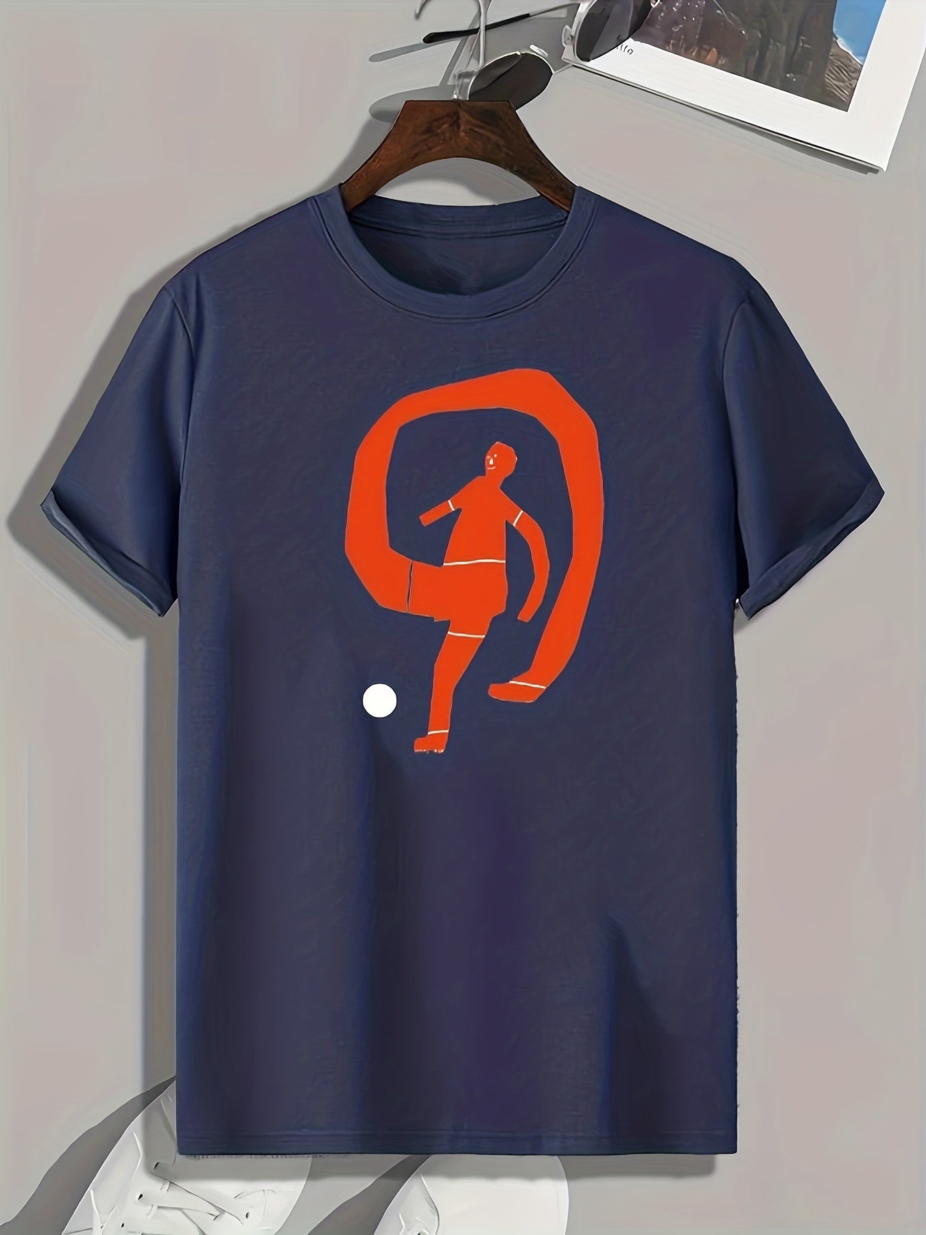 Stylish Pattern Print Men's Graphic T shirt for Summer