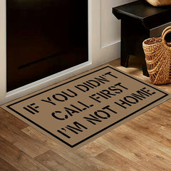 Rubber Fabric Letter Mat Water-Absorbing Non-Slip Entry Door Mat
