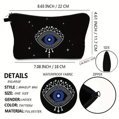 Evil Eye Pencil Case Makeup Pouch Toiletry Bag