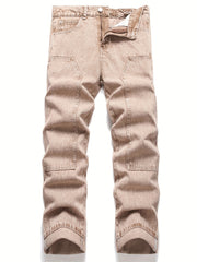 Men's Straight Regular Denim Jeans