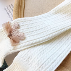 Soft Knitted Pantyhose for Toddler Girls