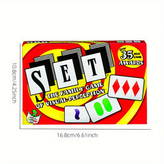 Visual Perception Card Game for Family Gathering