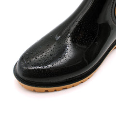 Women's Chelsea Ankle Rain Boots Casual Waterproof Slip On Short Boots