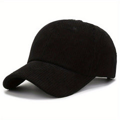 Men's Corduroy Hat Spring Autumn Velvet Baseball Cap Sun Visor Hat