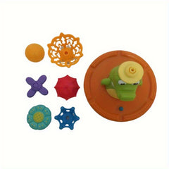 Interactive Crocodile Shower Toy with Rotating Water Spray