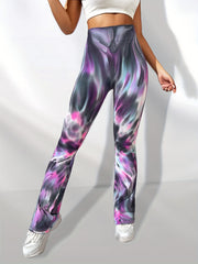 Aurora Colorful High Waist Yoga Pants Women's Fitness Leggings