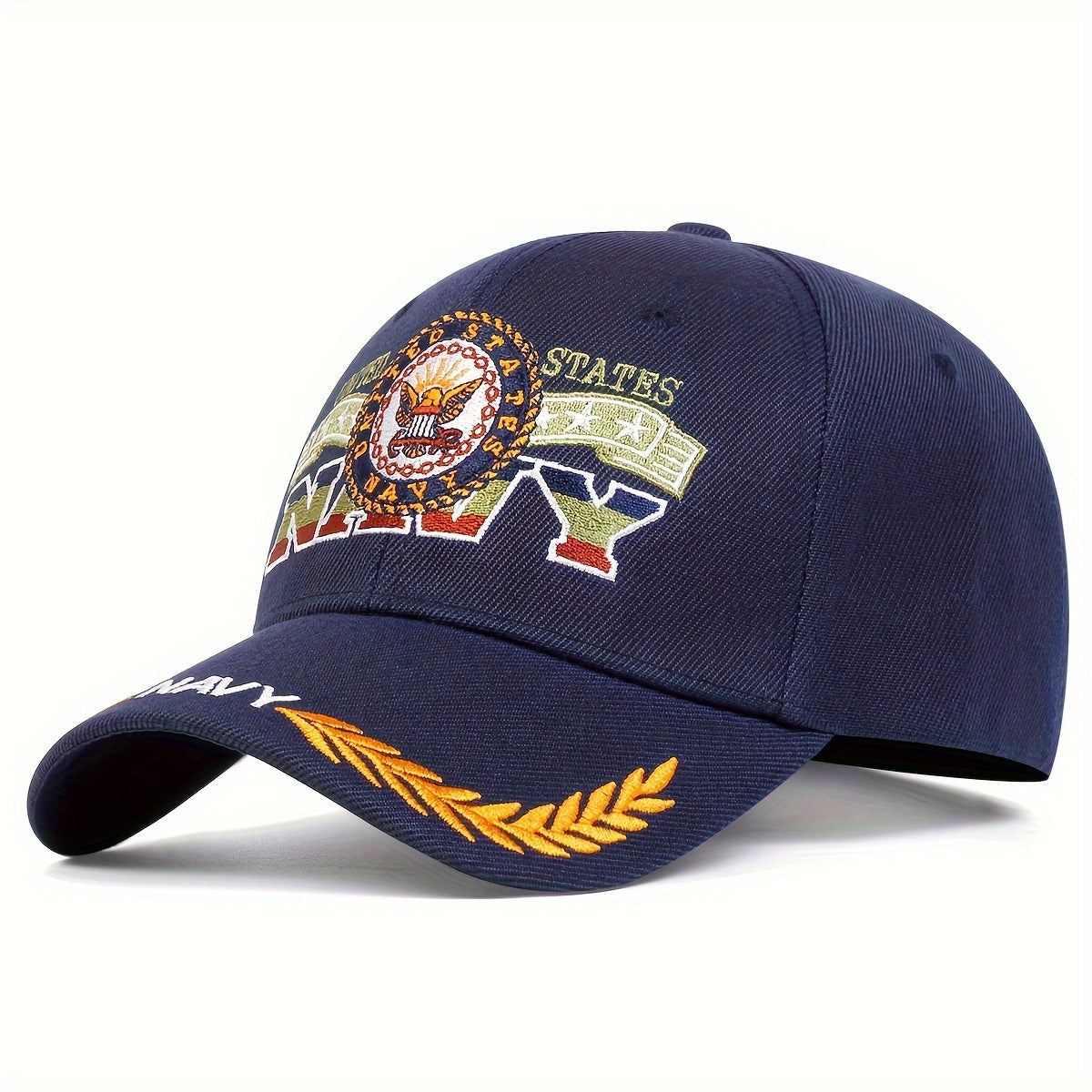 Men's NAVY Eagle Baseball Cap Outdoor Sun Hat Casual Adjustable Hat