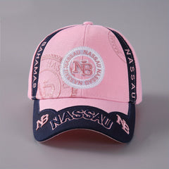 Letter Baseball Cap Men's Casual Curved Brim Peaked Cap
