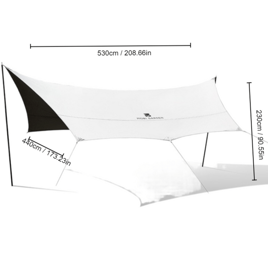 Durable Vinyl Canopy for Outdoor Camping