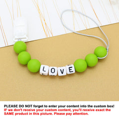 Custom Pacifier Clip for Baby Personalized Baby Accessory