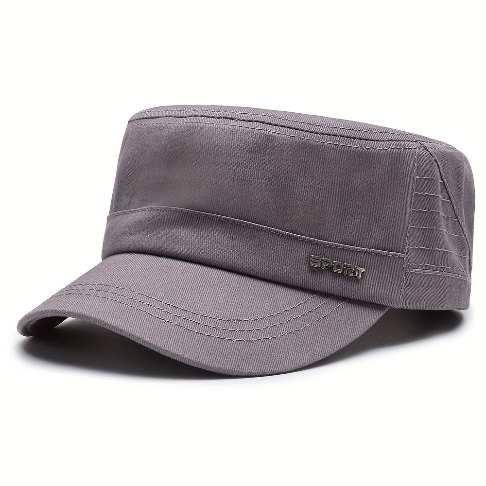Mesh Military Hat Adjustable Baseball Cap Summer Cotton for Men Women