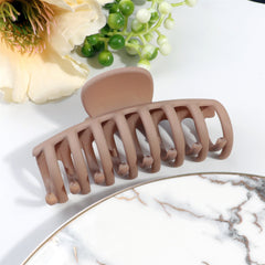 Matte Hair Claw Clips Grip Hair Barrettes Non Slip Tight Retro Vintage Hair