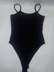 Sexy Sleeveless Slim Bodysuit Women's Clothing