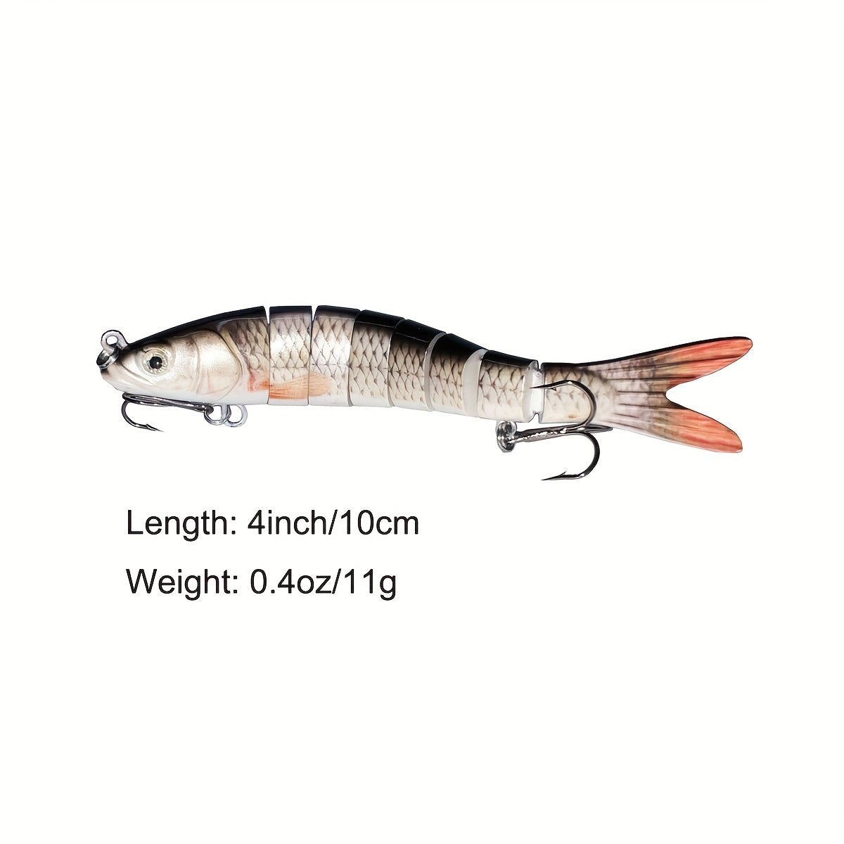 10 Jointed Crankbait Swimbait Hard Lures for Fishing