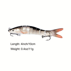 10 Jointed Crankbait Swimbait Hard Lures for Fishing