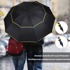 10-Ribs Double Layer Windproof Storm Umbrella