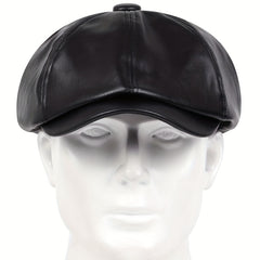 Adjustable Ear Protection Newsboy Cap for Men Women