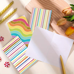 6 Birthday Greeting Card Set with Envelopes