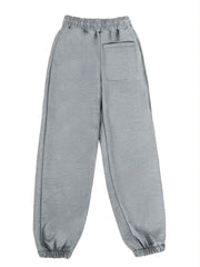 Men s Letter Print Pocket Drawstring Sweatpants