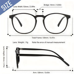 Men's Anti Light Glasses Decorative Glasses Reading Glasses