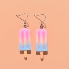 Ice Cream Block Earrings for Girls