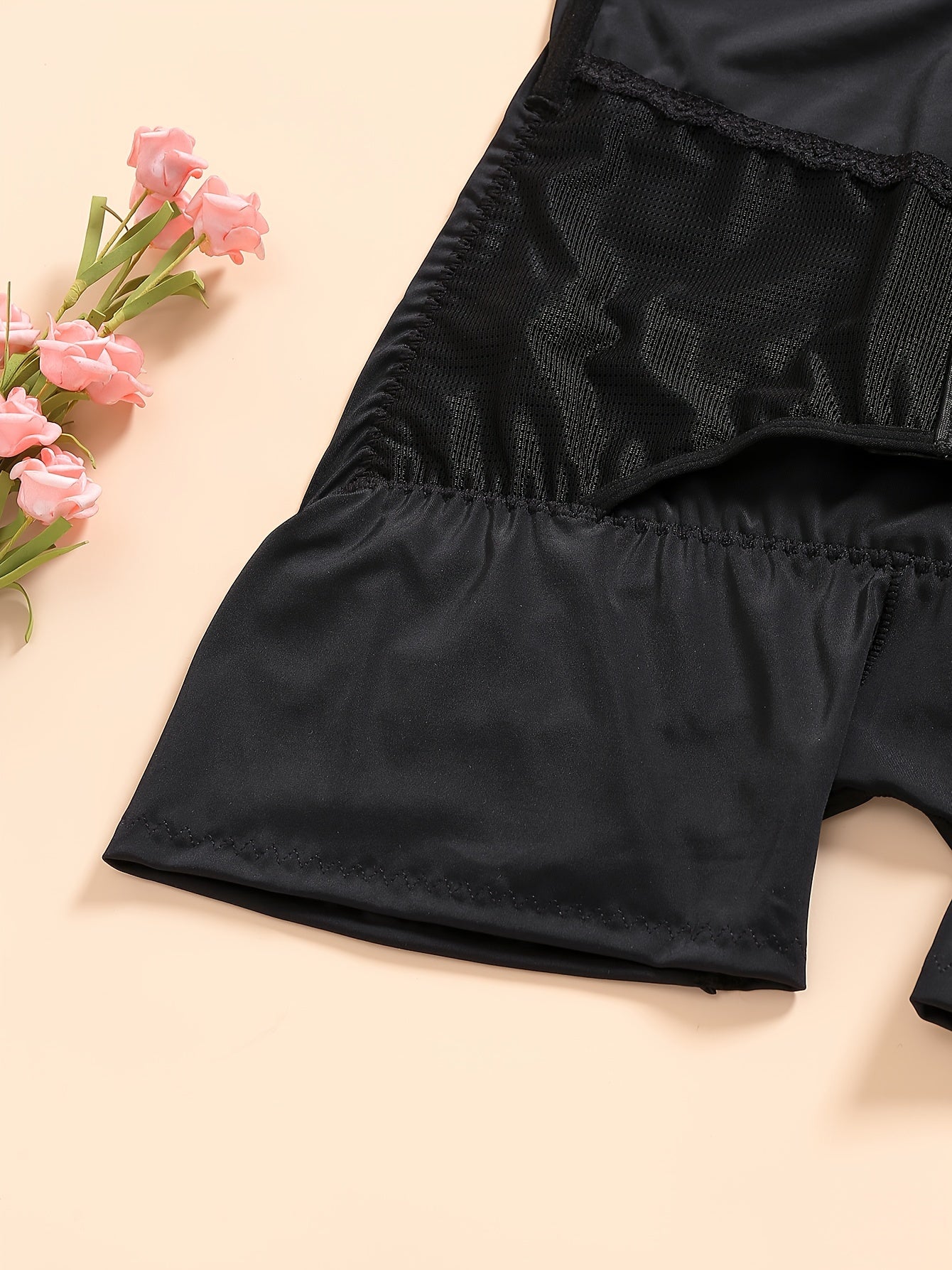 Sporty Plus Size Tummy Control Shapewear Shorts